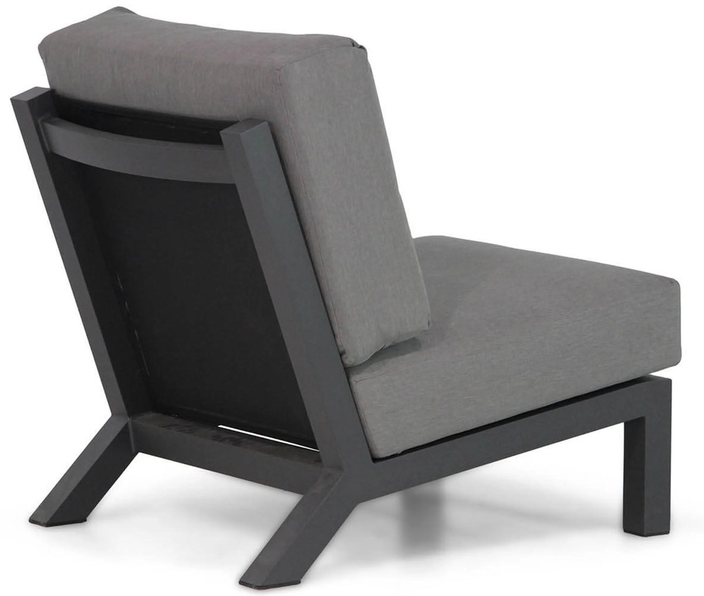 4 Seasons Outdoor Capitol/Lifestyle Garden Furniture Riviera Dining Loungeset Aluminium/teak Grijs 5-delig