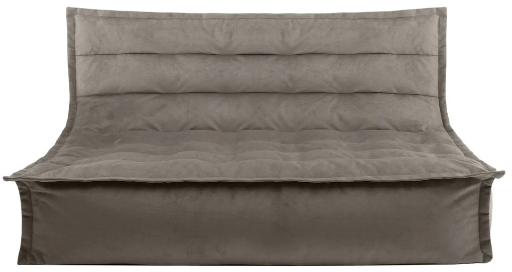 Cloudy Velvet Zitzak - Grey