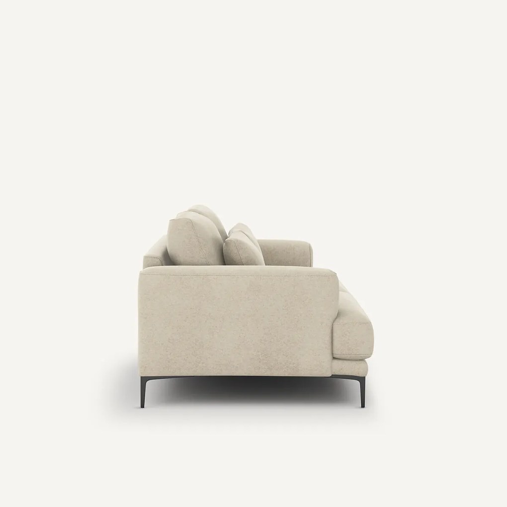 2-zits bank in linnen fluweel, Marsile