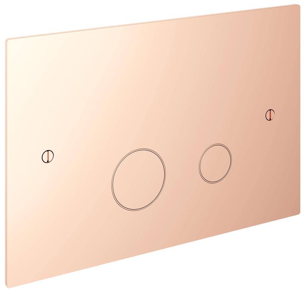 Cobber CBA320 bedieningsplaat 2-knops roze goud