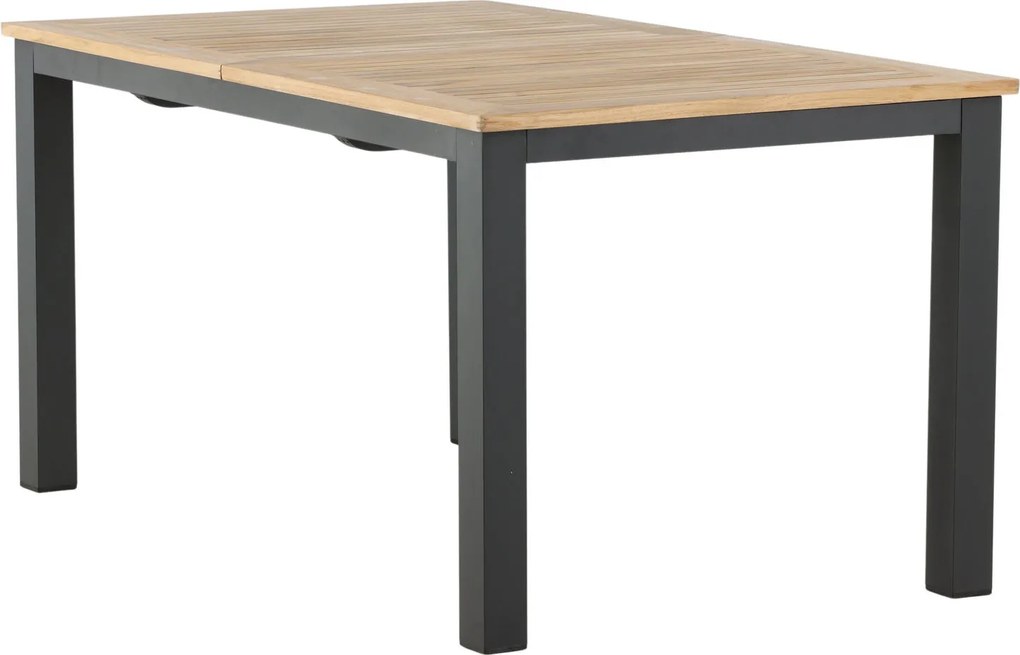 The Outsider Uitschuifbare Tuintafel - Ruben - 150-210cm - Teak - Zwart - The Outsider