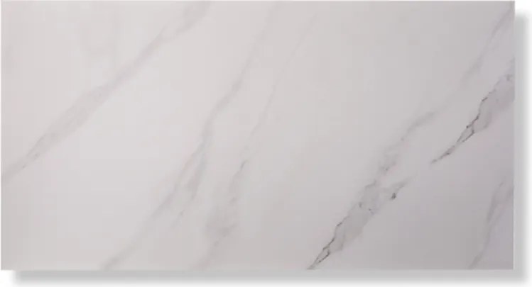 Hoogglans Vloertegel 60x120 Cm Marmerlook Carrara Wit NR41