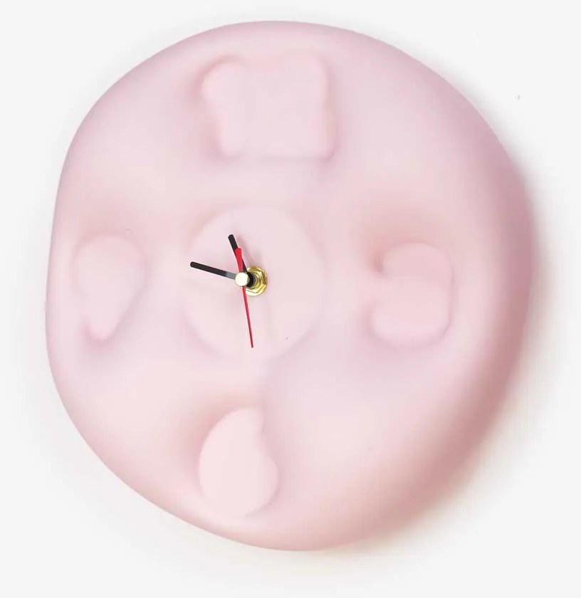 Design Klok - Teun Zwets - Bubble Clock Roze