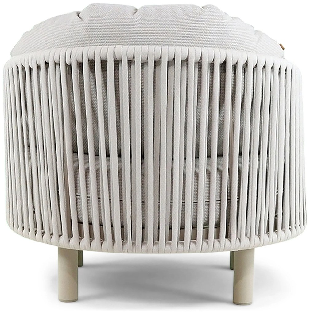 Tuinstoel Aluminium/rope Taupe-naturel-bruin Santika Nanda