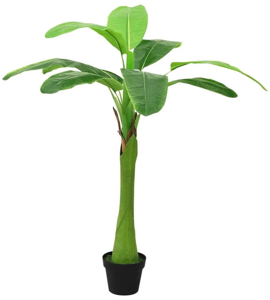 vidaXL Kunstboom met pot banaan 140 cm groen