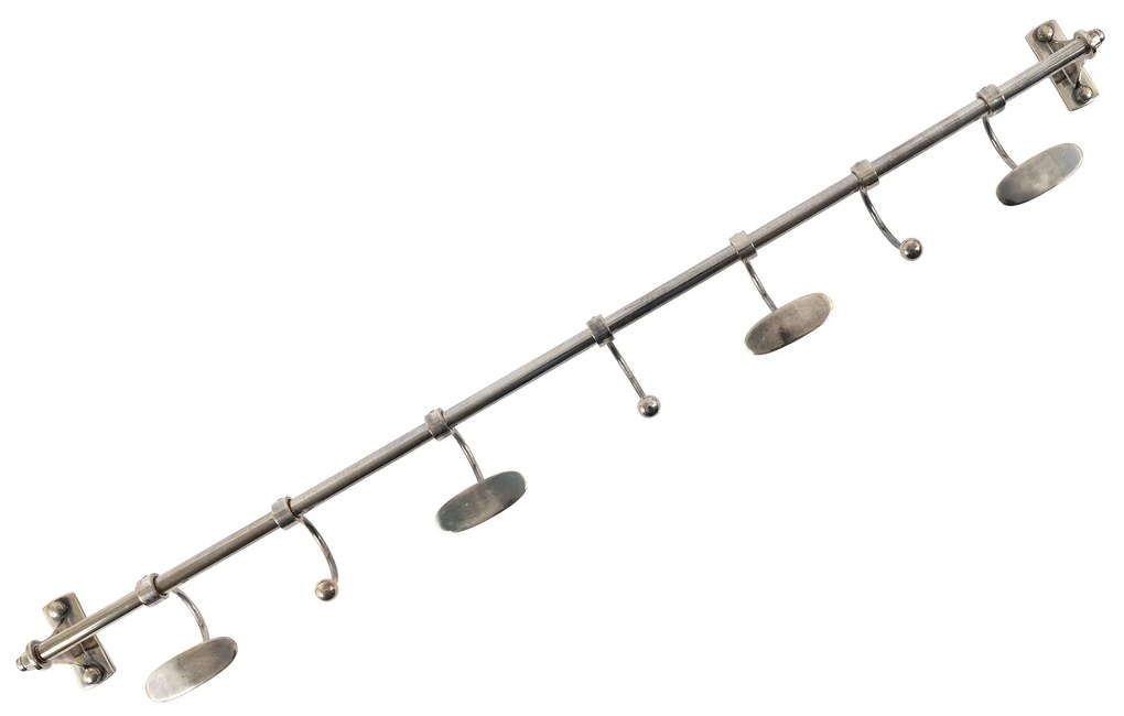 Wandkapstok Antiek Zilver