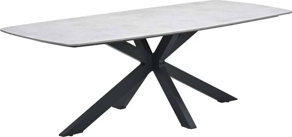 Garden Impressions Fiore tuintafel 220x100xH72 cm - donker grijs