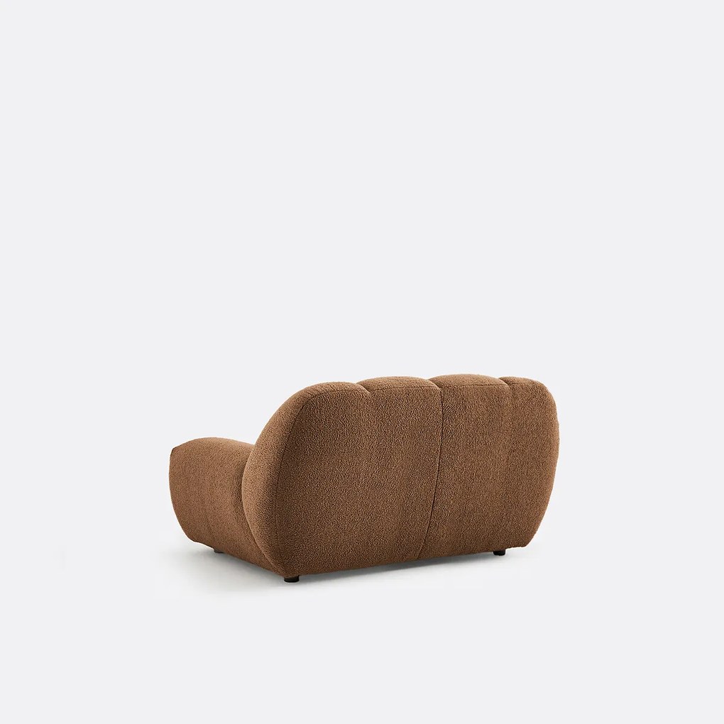 XL-fauteuil van dikke badstof Nuria