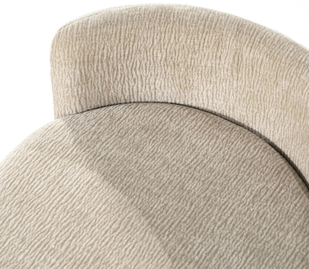 Moderne Scandinavische Poef Taupe