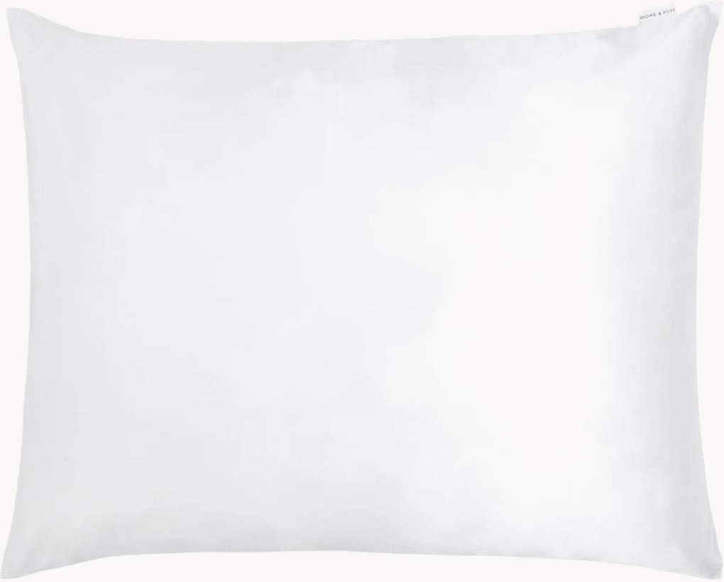 Zijden kussenhoes White