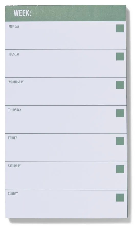 HEMA Weekplanner 21x12