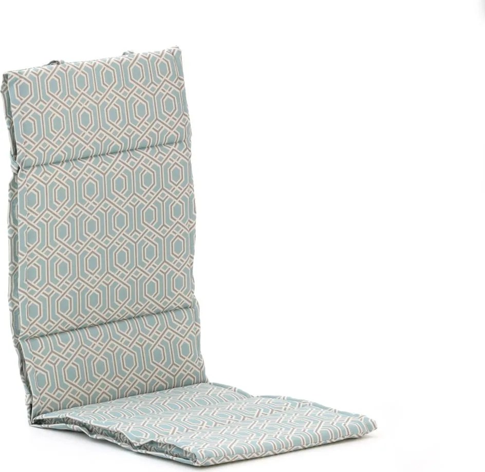 Dunne tuinkussen | Blauw  | Katoen/Polyester | Madison | 125x50cm | Kees Smit Tuinmeubelen
