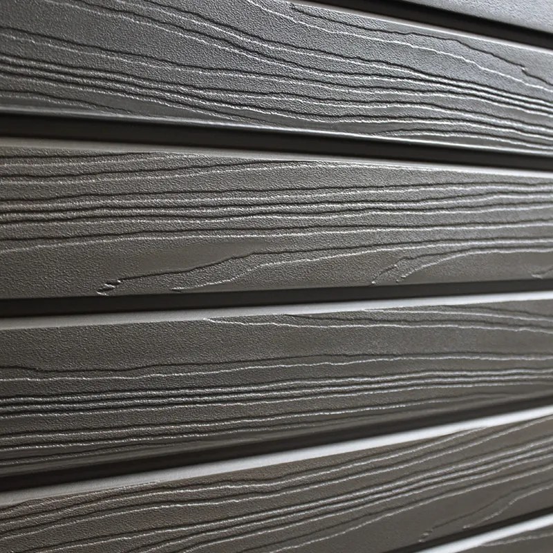 Tuindeur composiet Rhombus Double zwart met zwart aluminium frame compleet (90 x 180 cm)