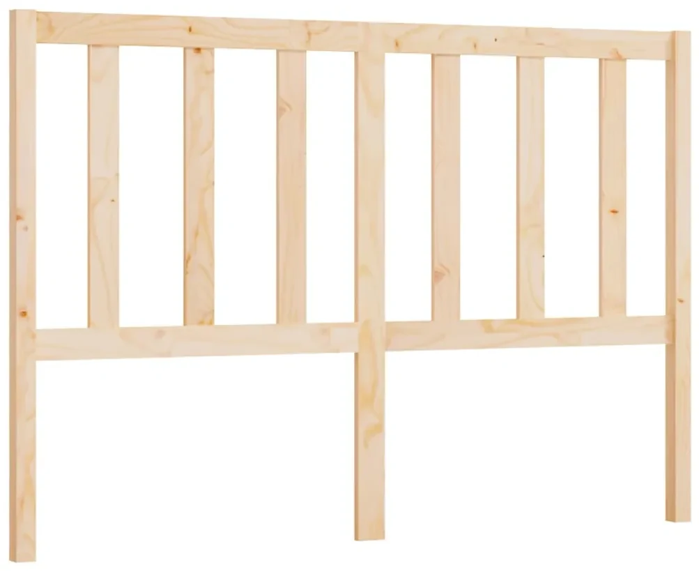 vidaXL Hoofdbord 146x4x100 cm massief grenenhout