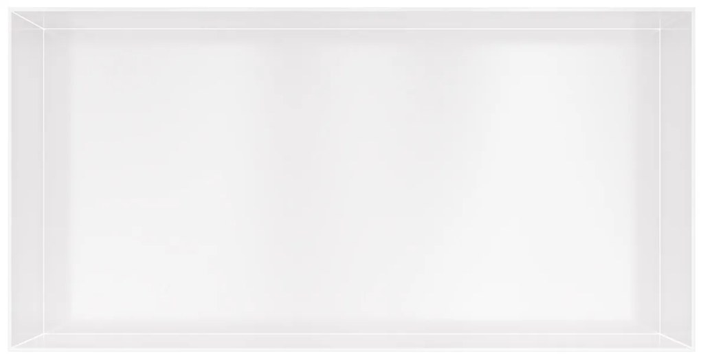 Hotbath &More frameless inbouwnis 30x60x10cm wit mat