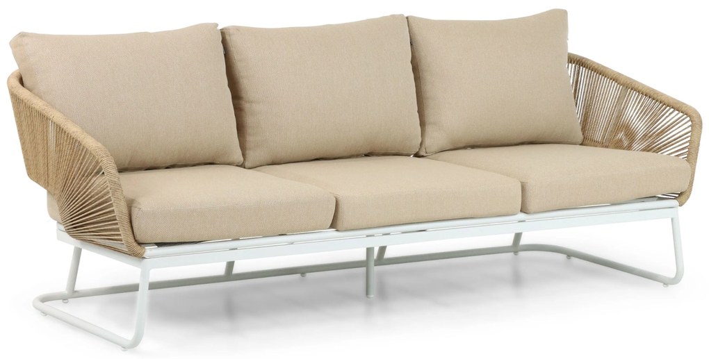 Stoel en Bank Loungeset 5 personen  Wit  Hartman Corsica/Lunaro