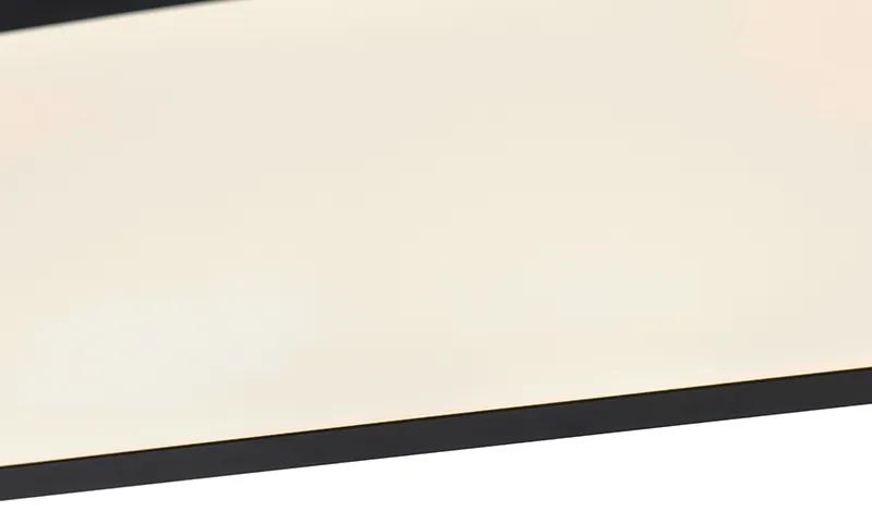 Moderne plafondlamp zwart 120 cm incl. LED dim to warm - Liv Modern Binnenverlichting Lamp