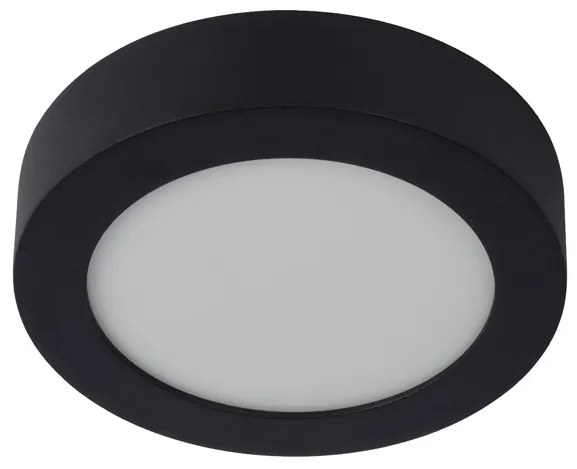 Lucide Brice ronde plafondlamp 18cm 11W zwart