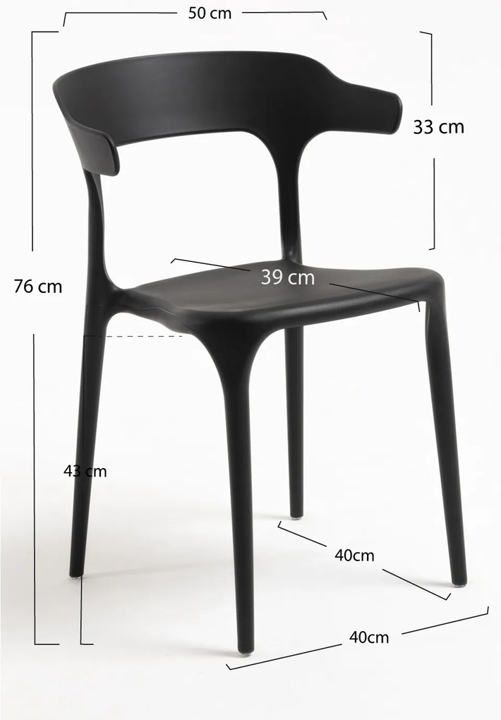 Pak 4 Teul-stoelen