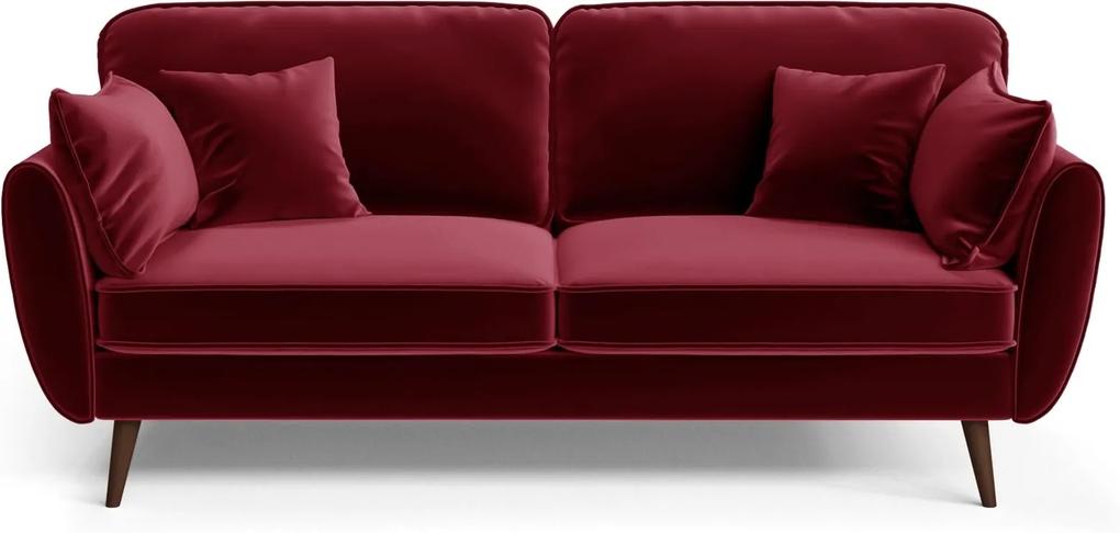 My Pop Design | 3-Zitsbank Auteuil afmetingen (cm): breedte 192 x diepte 93 x hoogte rood zitbanken - frame: versterkt en | NADUVI outlet