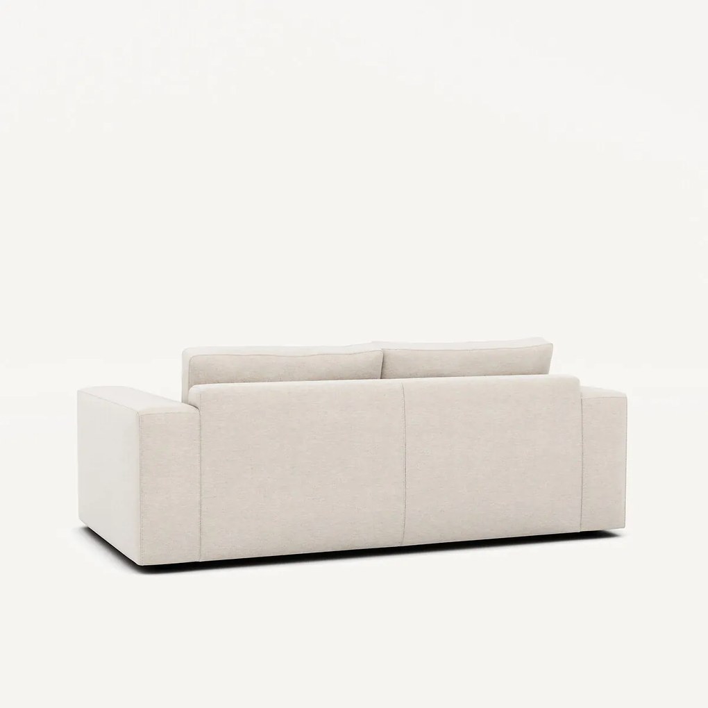 Compacte 3-zitsbank in gevlekt canvas, SKANDER