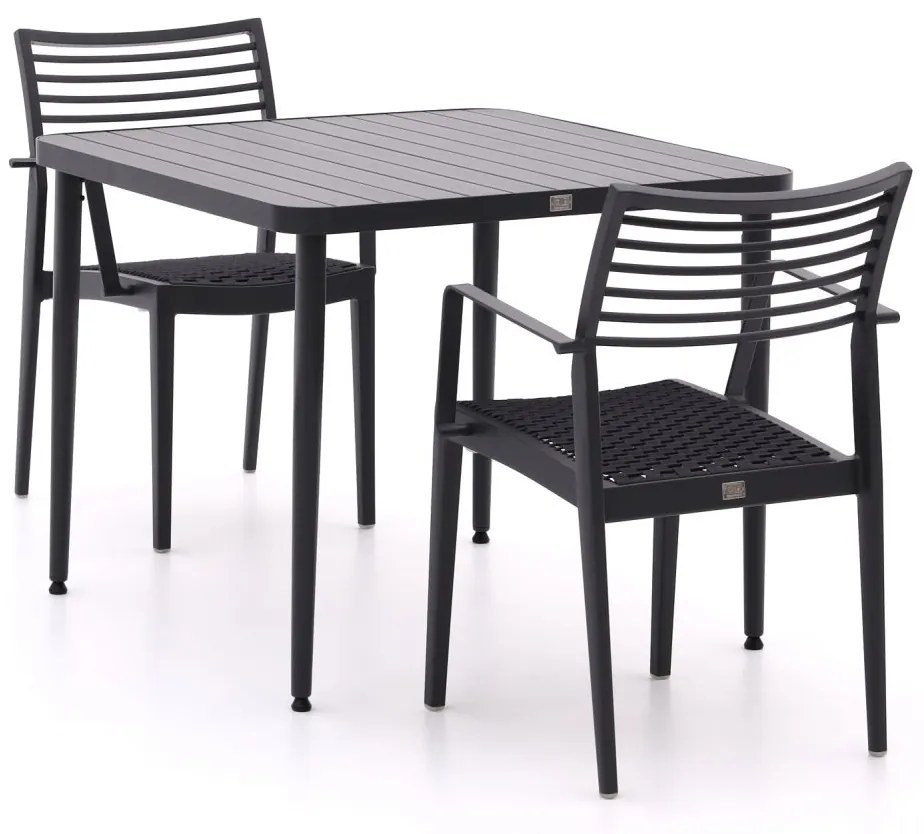 Apple Bee Fiji 90cm dining tuinset 3-delig stapelbaar