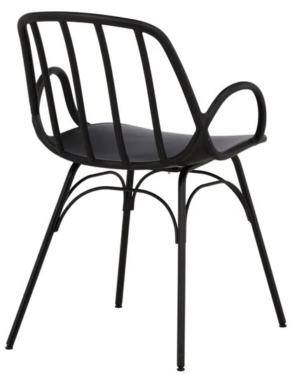 Jörn Eetkamerstoel - Natalia - Zwart - Kunststof - Jörn