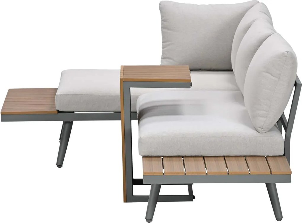 Garden Impressions Tibo loungeset 3-delig - stone green