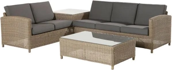 4 Seasons Outdoor | Lodge  Loungeset    antraciet weerbestendig