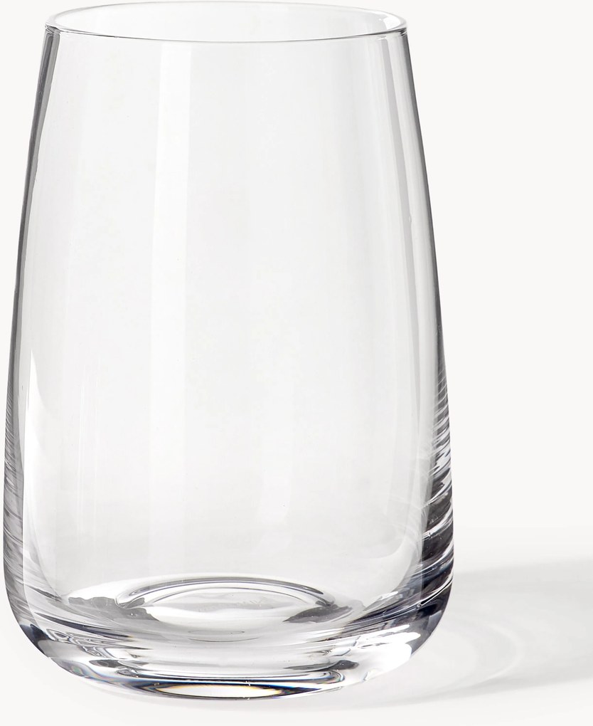 Mondgeblazen longdrinkglazen Ellery, 4-delig