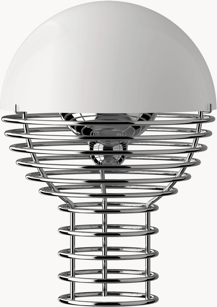 Kleine dimbare LED-tafellamp Wire, Design Verner Panton