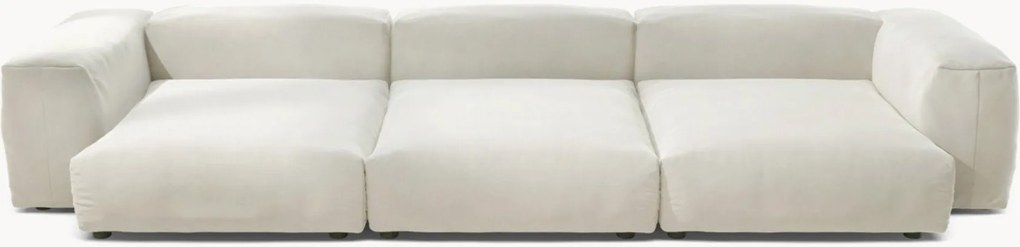 Modulaire fluwelen bank Vetsak (4-zits)