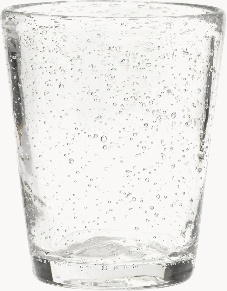 Mondgeblazen waterglas Bubble
