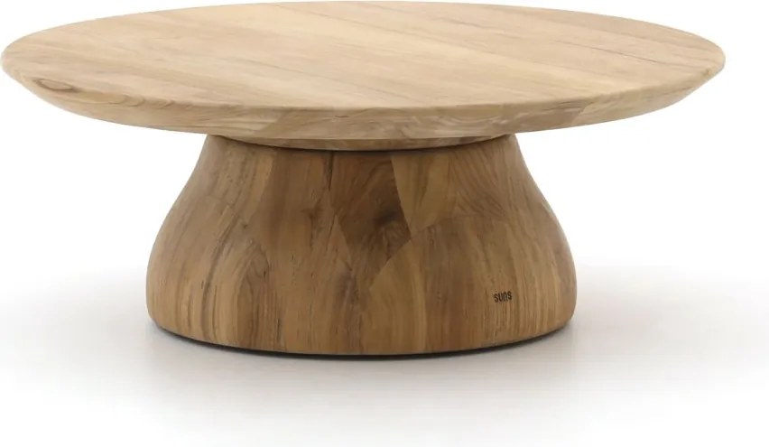 + 15% kassakorting | Loungetafel SUNS | Rond  | Tuintafel Teakhout | Ø80cm | Kees Smit Tuinmeubelen
