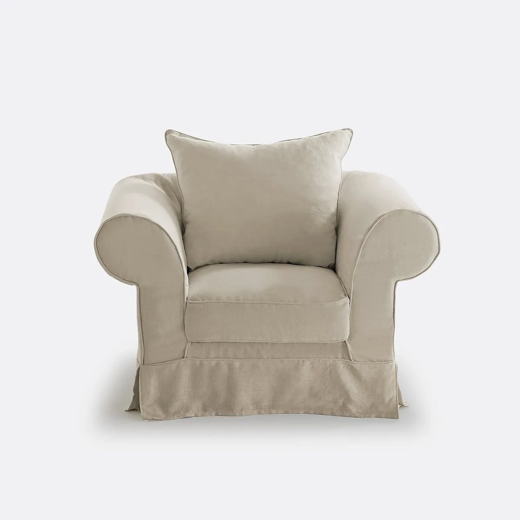 Fauteuil in katoen, comfort superieur, Adélia