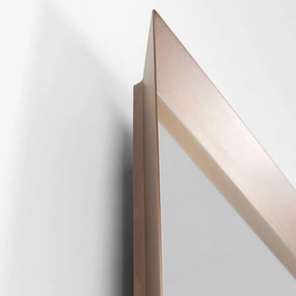 Grote Spiegel Taupe Bruine Rand - 70x200cm