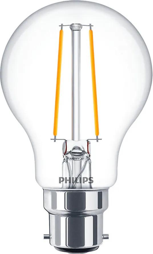 Philips Classic LEDbulb B22 A60 5.5W 827 Helder | Extra Warm Wit - Dimbaar - Vervangt 40W