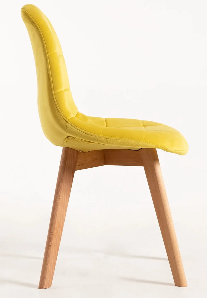 Set 4 Kelen Fluwelen Stoelen