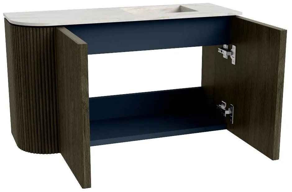 Mondiaz Joya DLux 70cm toiletmeubel ronding links shadow met wastafel faye rechts 1 kraangat opalo