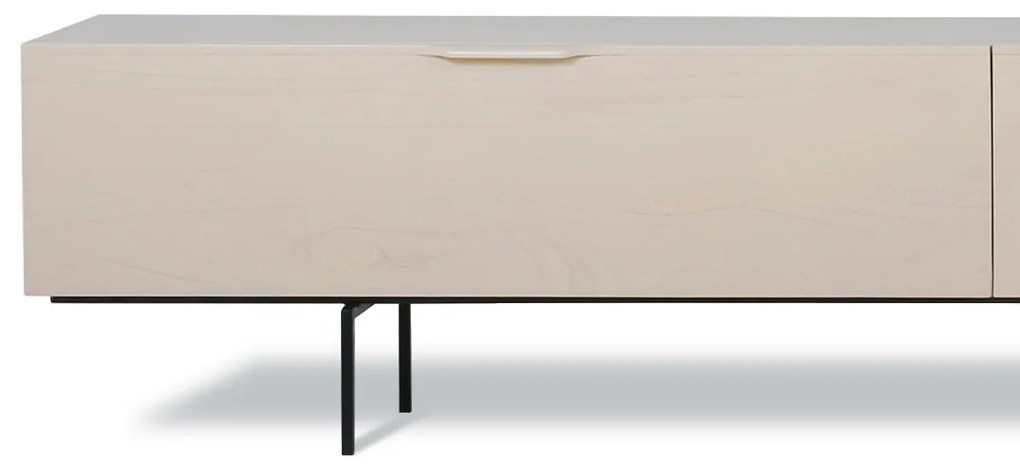 HKliving Wood Grain Retro Tv-meubel Zandkleur Beige 167 Cm - 167x30x36cm.