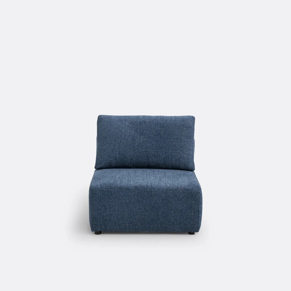 Modulaire fauteuil, gemêleerd chenille, Monica