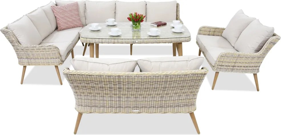 Tuinmeubelen Bilbao Comida 9 Tuinpunt zand