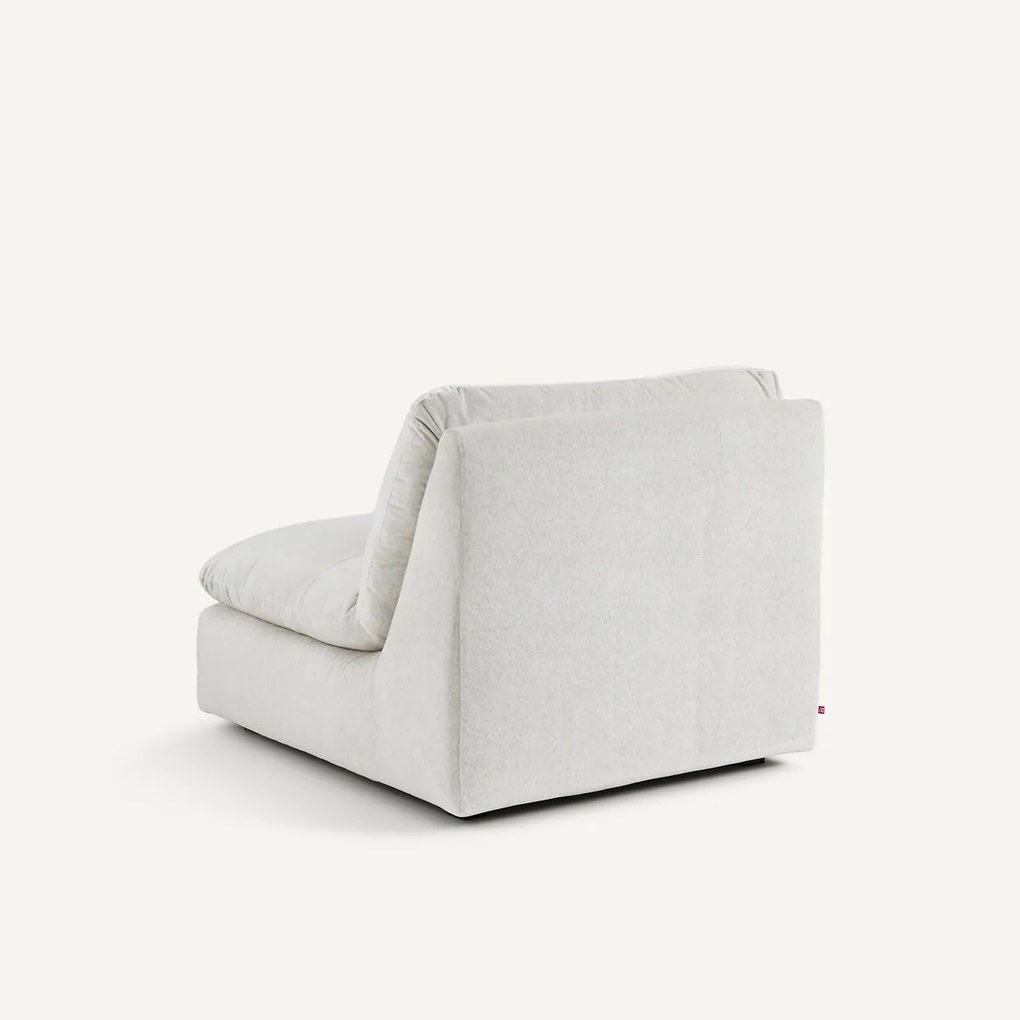 Modulaire fauteuil in linnen fluweel, GIULIANO