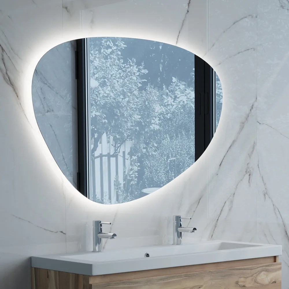 Sanituba Organic spiegel met LED verlichting 120x80cm