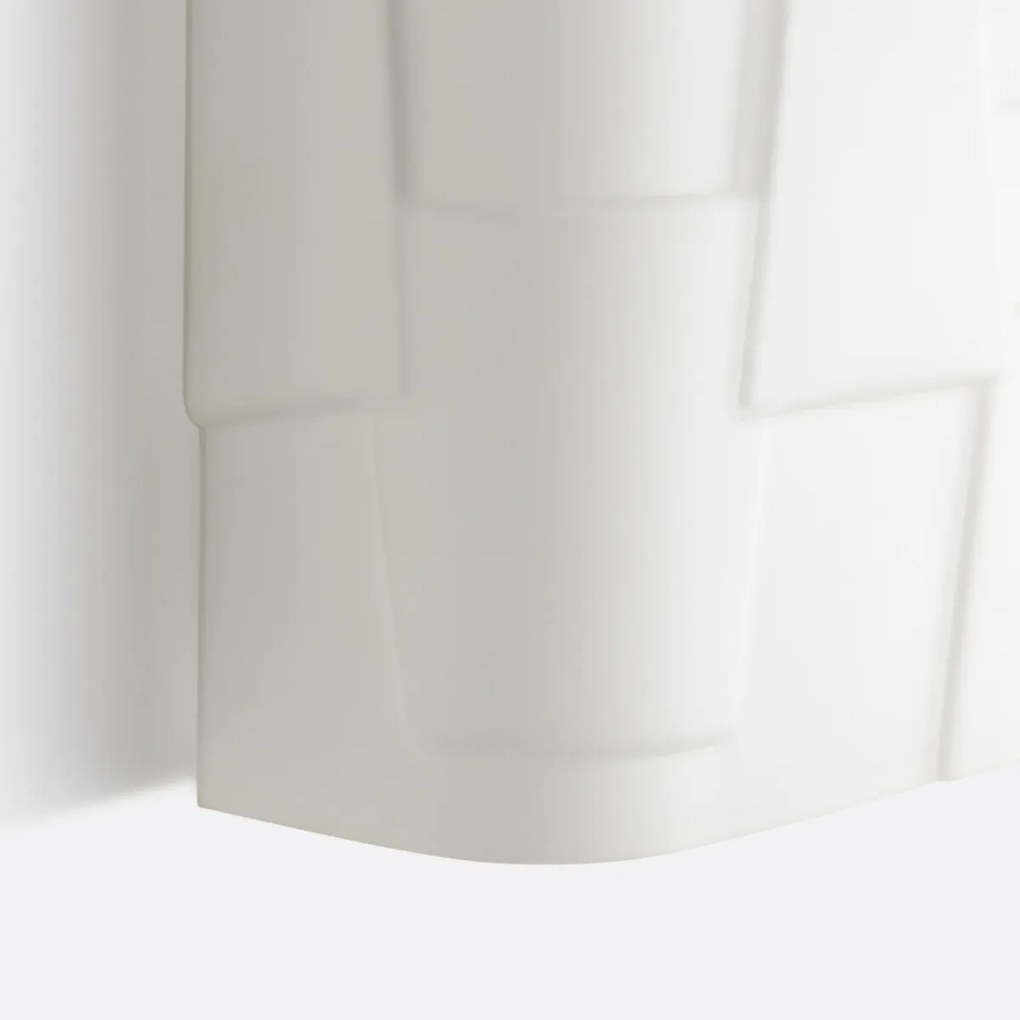 Wandlamp in opaline glas, PARTITIONE