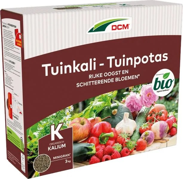 DCM meststof - tuinkali – 3 kg – bio
