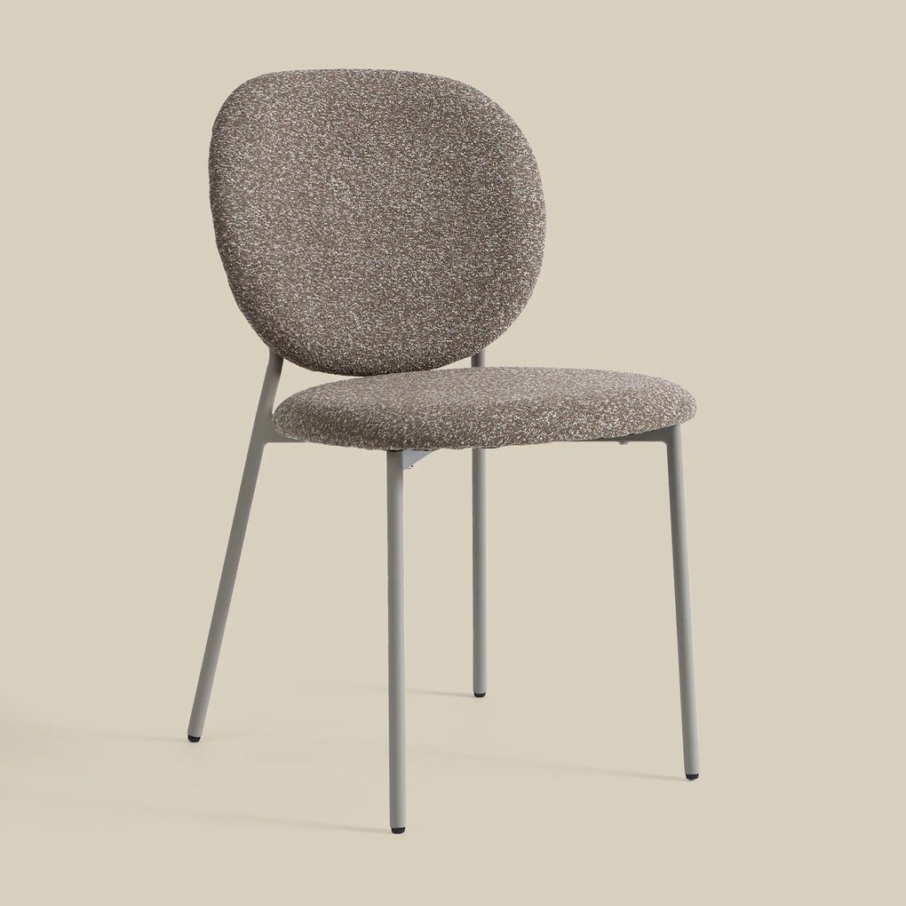 Moderne Stoelen Stapelbaar Bruin