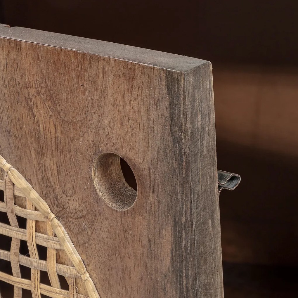 Kave Home Geraldine Bruin Tv-meubel Mangohout - 120x40x55cm.