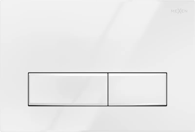 Mexen Fenix Air 09 pneumatische spoelknop, glanzend wit - 6A0900