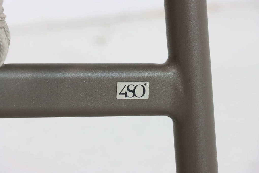 Stoel en Bank Loungeset 5 personen Aluminium/rope Taupe 4 Seasons Outdoor Allora/Salerno